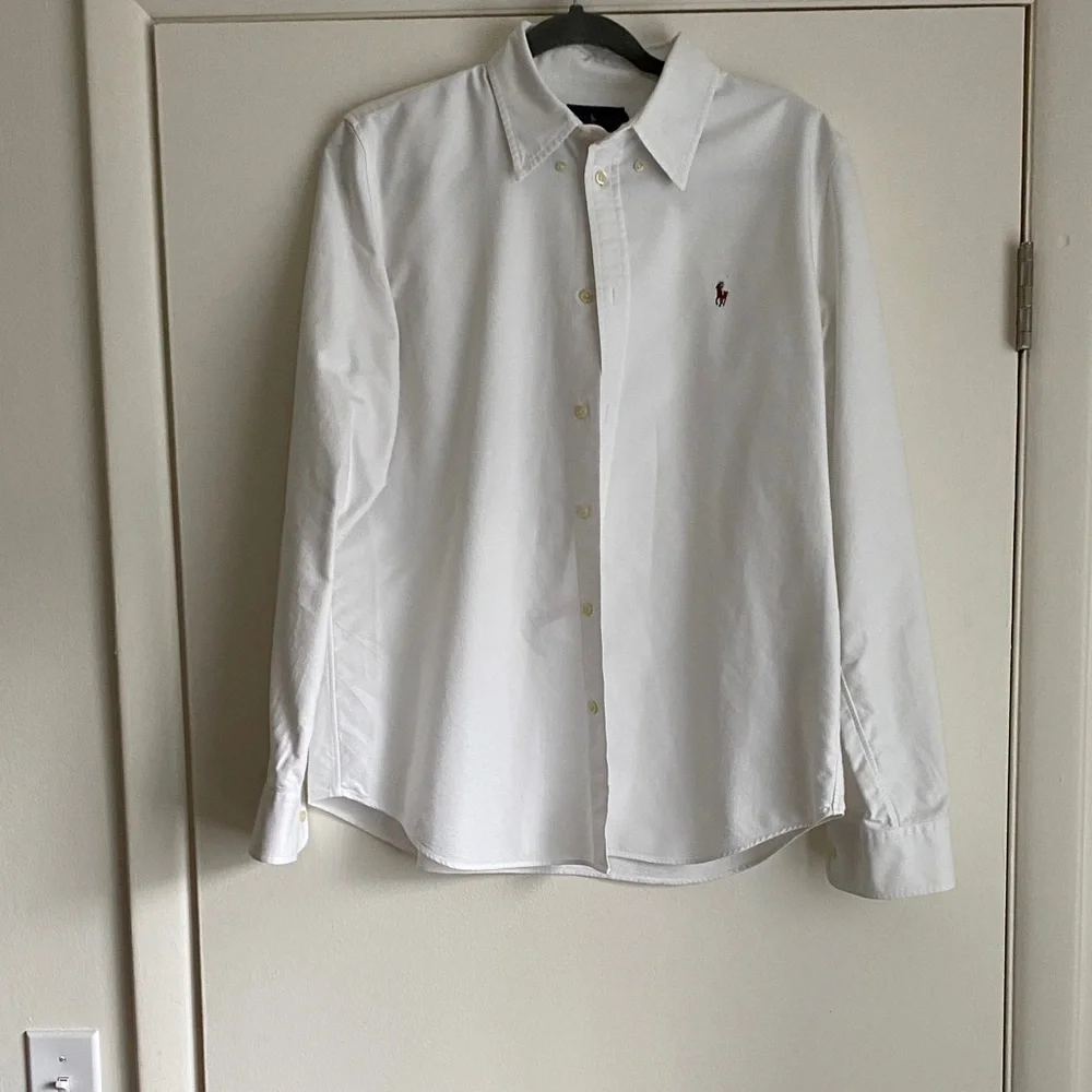 Ralph Lauren White Button-Up Shirt - Picture 2 of 4
